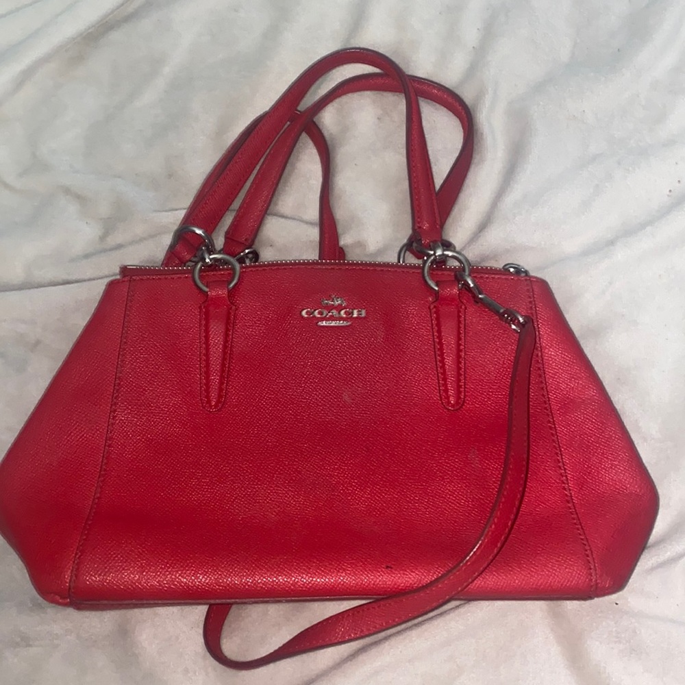 Coach red purse
